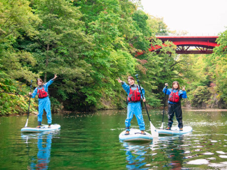 定山渓豊平川SUP