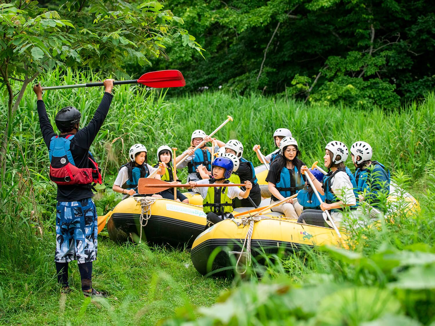 Chitose River Rafting [Summer] | アミューズスポーツ【北海道】